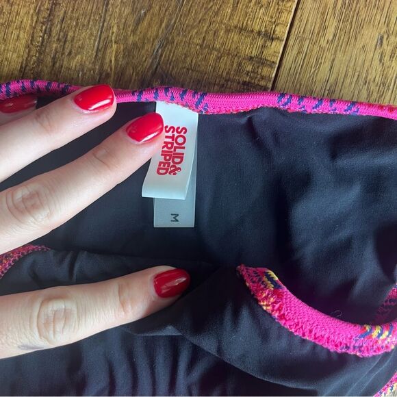 Solid & Striped Plaid Bikini In Pink Madras - Picture 5 of 10